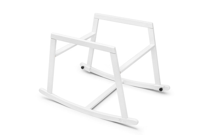 Hanah Home Cuna 90x58x70 cm Gris y Blanco con Estructura Metálica y Tejido Poliéster Fácil Limpieza